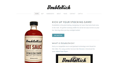Desktop Screenshot of doublekicksauce.com